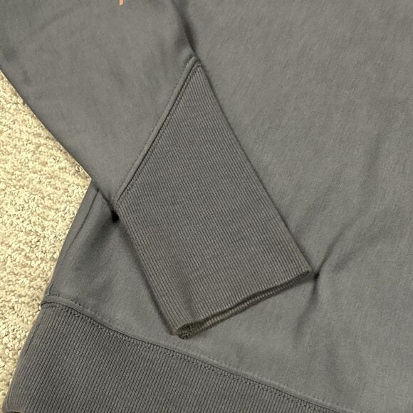 Indyeva Sweatshirt Womens Medium Pullover Fleece Lined Athletic Stretch Gray - Picture 7 of 9